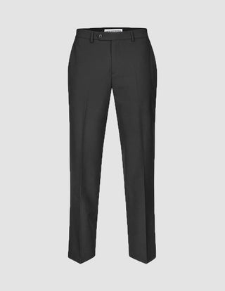 Essential Suit Pants Relaxed Fit – Svarta skräddarsydda byxor med 360°-stretch.