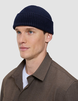 Wool Beanie Navy