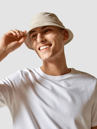 Tech Linen Bucket Hat Sandshell