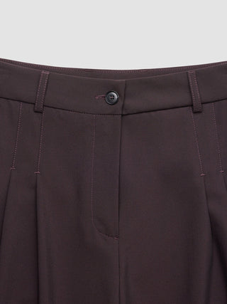 Women's Avira Pants Wide Burgundy Berry