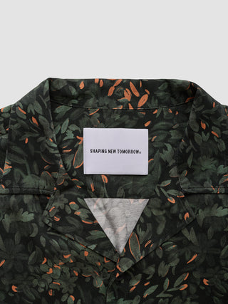 Bowling Short Sleeve Shirt Forest Night