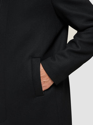 Casentino Wool Coat Black