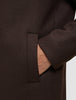 Casentino Wool Coat Saddle Brown