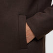 Casentino Wool Coat Saddle Brown