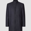 Casentino Wool Coat Dark Navy