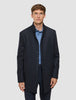 Casentino Wool Coat Dark Navy