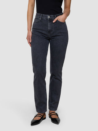 Women's Classic Jeans Tapered Washed Black