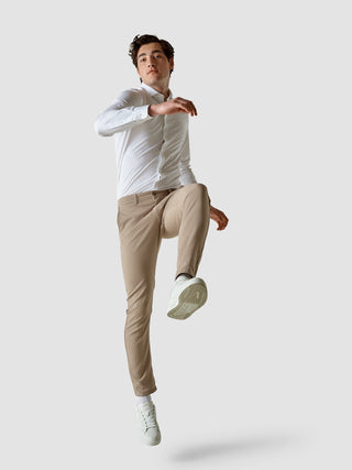 Classic Pants Slim Sand