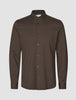 Classic Shirt Saddle Brown Regular