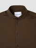 Classic Shirt Saddle Brown Slim