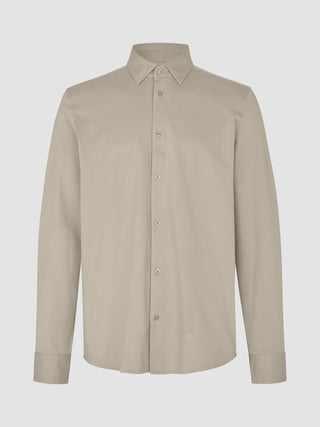 Classic Shirt Stone Beige Slim