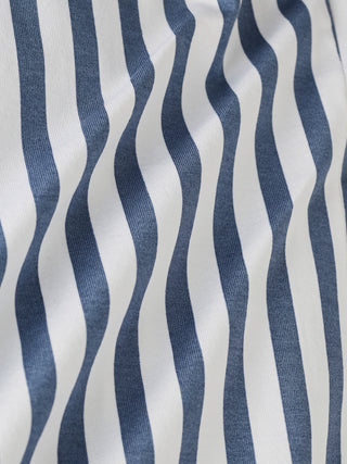 Classic Shirt Dusky Blue Stripe Slim