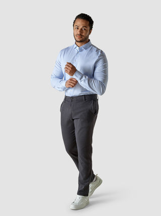 Classic Shirt Light Blue Stripes Regular