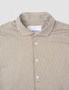 Classic Shirt Shadow Brown Stripe Slim