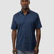 Classic Short Sleeve Shirt Lotus Navy