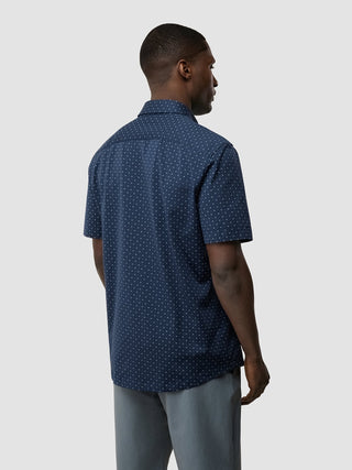 Classic Short Sleeve Shirt Lotus Navy