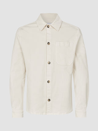 Corduroy Overshirt Off White