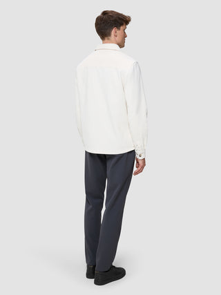 Corduroy Overshirt Off White