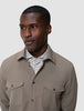 Effortless Overshirt Shadow Brown