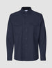 Effortless Overshirt Dark Navy