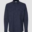 Effortless Overshirt Dark Navy