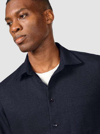 Effortless Shirt Dark Navy