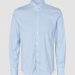 Elevated Shirt Light Blue Stripe Thin Regular