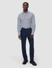 Elevated Shirt Navy Stripe Thin Slim