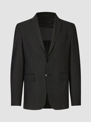 Essential Suit Asphalt Pinstripe