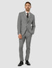 Essential Blazer Regular Dark Grey Melange