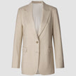 Essential Blazer Toffee Check