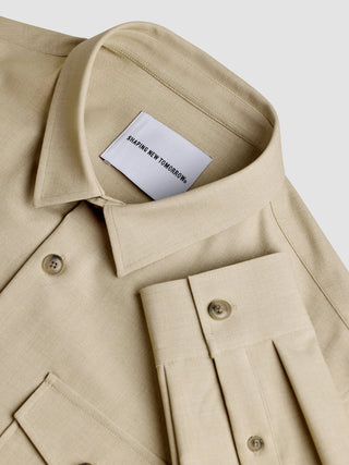 Essential Overshirt Moonstone Melange