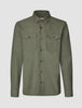 Essential Overshirt Nightfall Green Melange