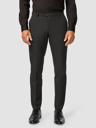 Essential Suit Asphalt Pinstripe