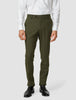 Essential Suit Pants Slim Moss Green Pinstripe