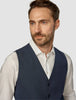 Essential Vest Dark Blue Check