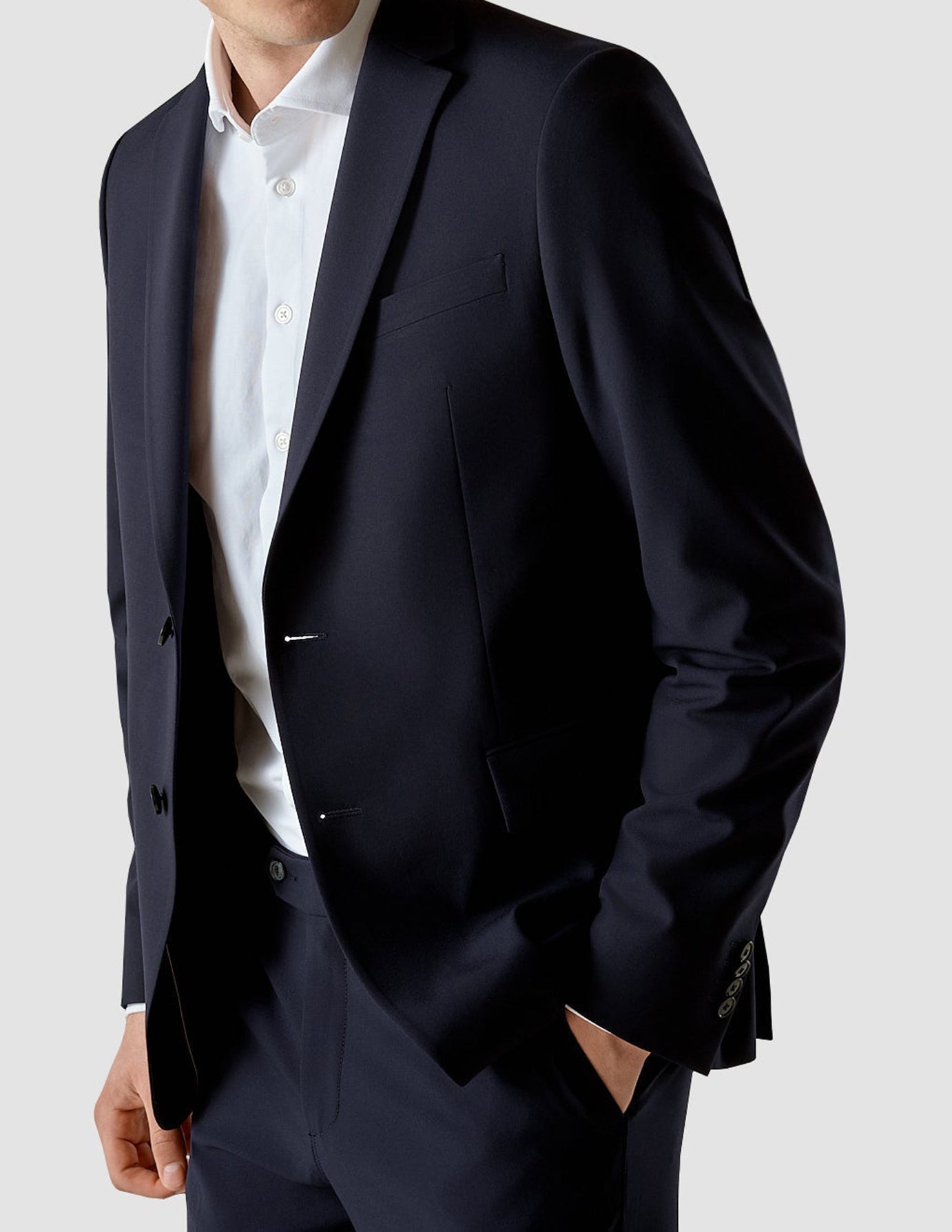 Essential Blazer Regular Midnight Blue