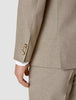 Essential Blazer Beige Melange Slim