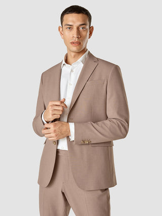 Essential Blazer Dusty Lilac Melange Regular