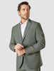 Essential Blazer Slim Green Melange