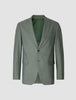Essential Blazer Slim Green Melange