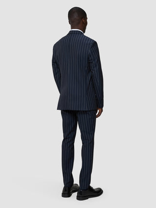 Essential Blazer Navy Stripes Regular