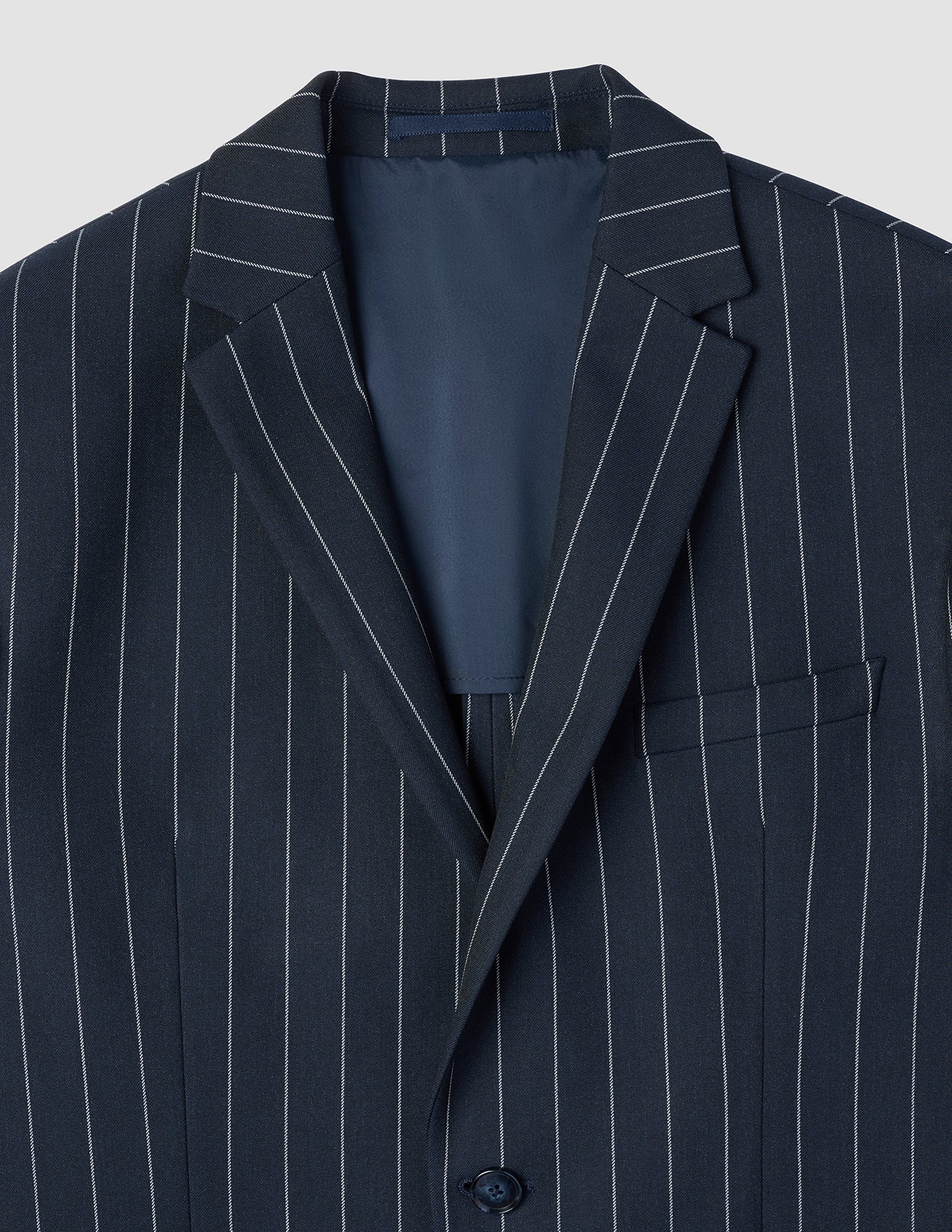 Essential Blazer Navy Stripes Regular