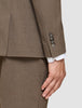 Essential Suit Saddle Brown Melange