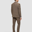 Essential Blazer Regular Saddle Brown Melange