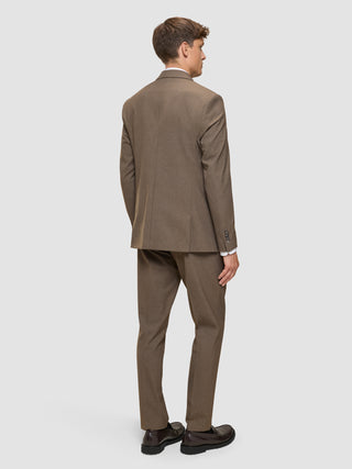 Essential Suit Saddle Brown Melange