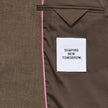 Essential Blazer Regular Saddle Brown Melange