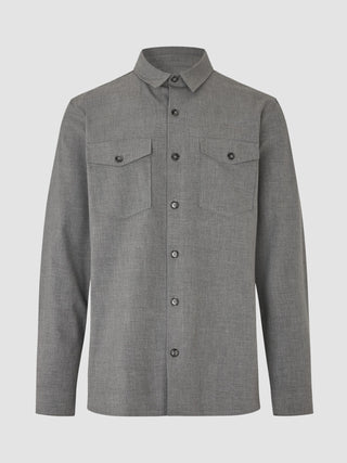 Essential Overshirt Cloud Grey
