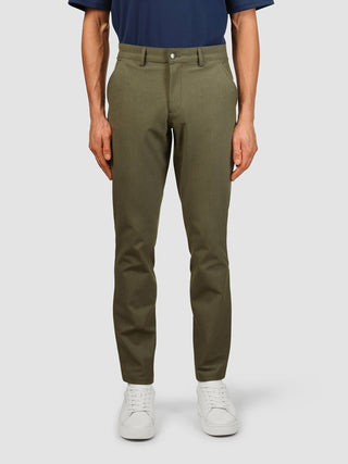 Essential Pants Regular Remote Green Melange