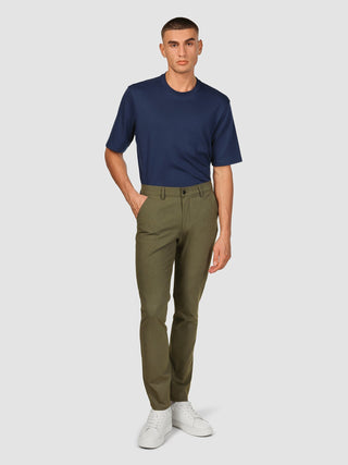 Essential Pants Slim Remote Green Melange